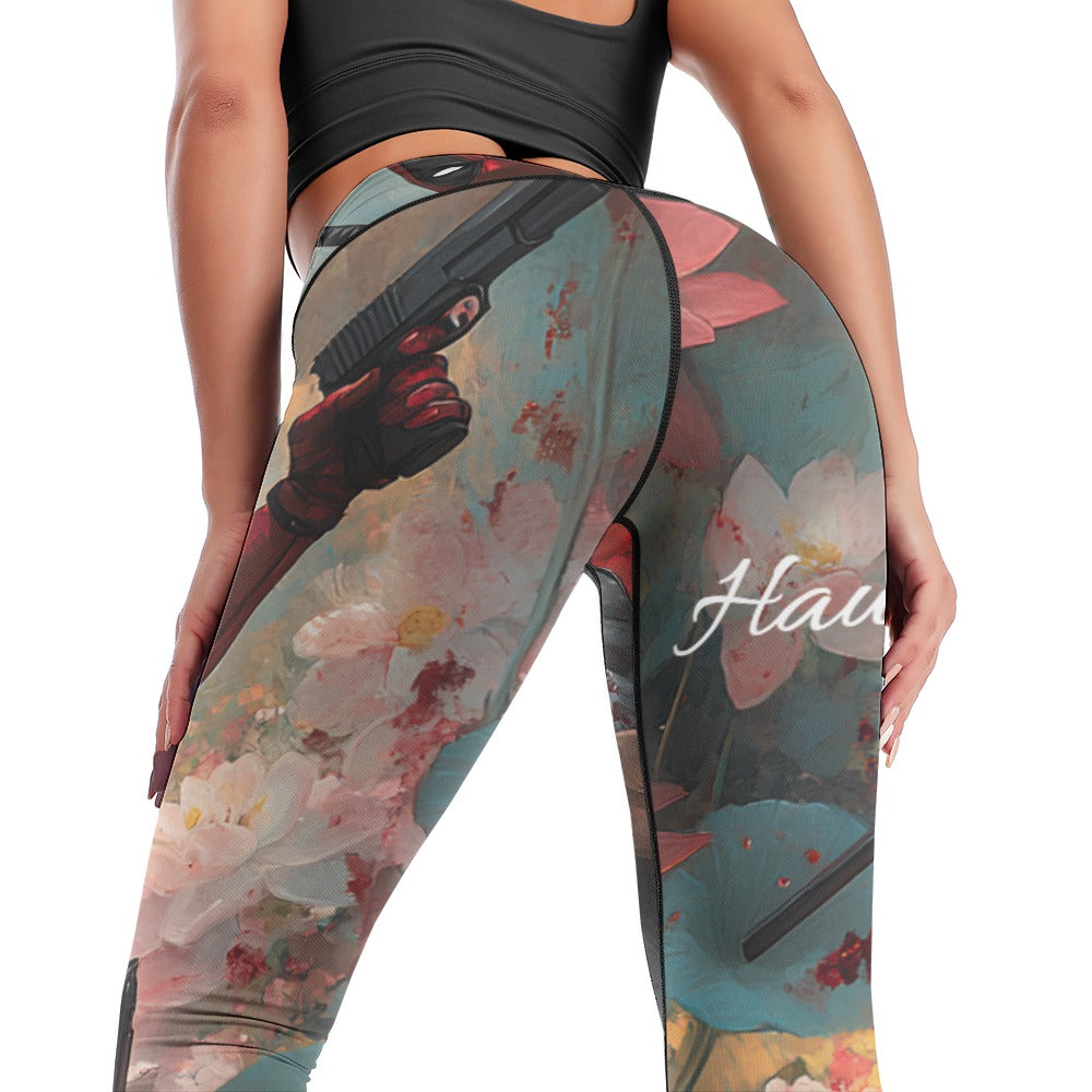 Women's Deadpool Dead Lotus Comfort Sports Yoga Pants