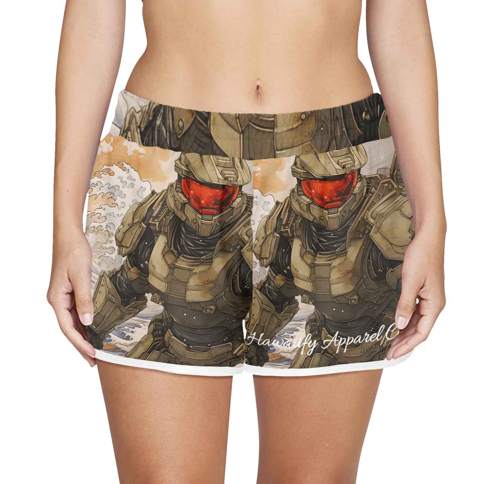 Master Chief Big Kona Wave Women's Sports Shorts