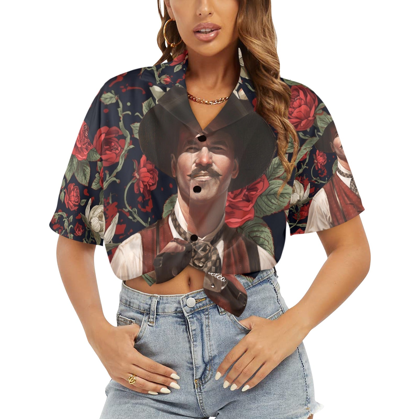 “I’m Your Huckleberry” – Doc Holliday Tombstone Women’s Hawaiian Shirt | Hawaiify Apparel Co.