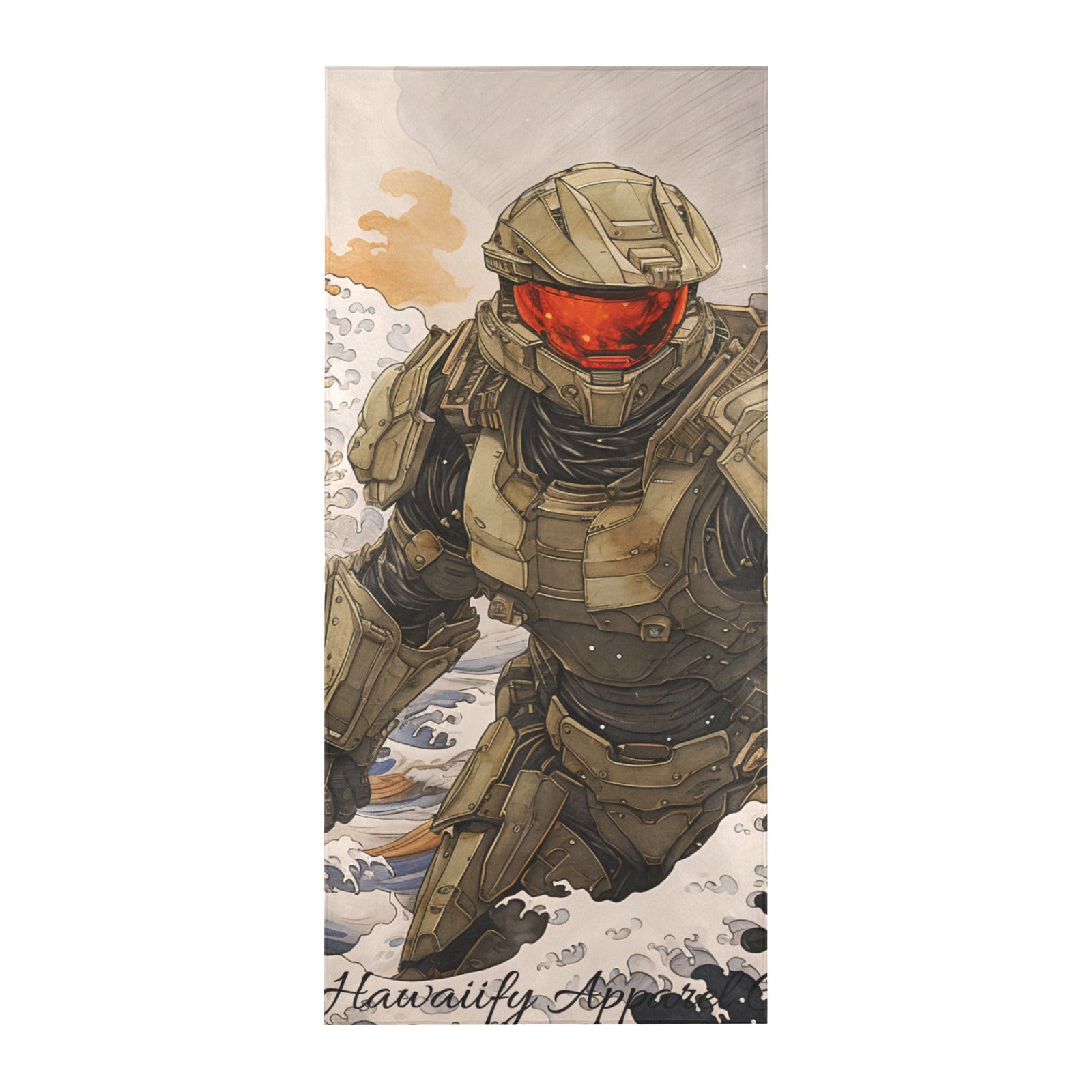 Master Chief x Big Kona Wave Beach Towel Suede  31.5"x 71"