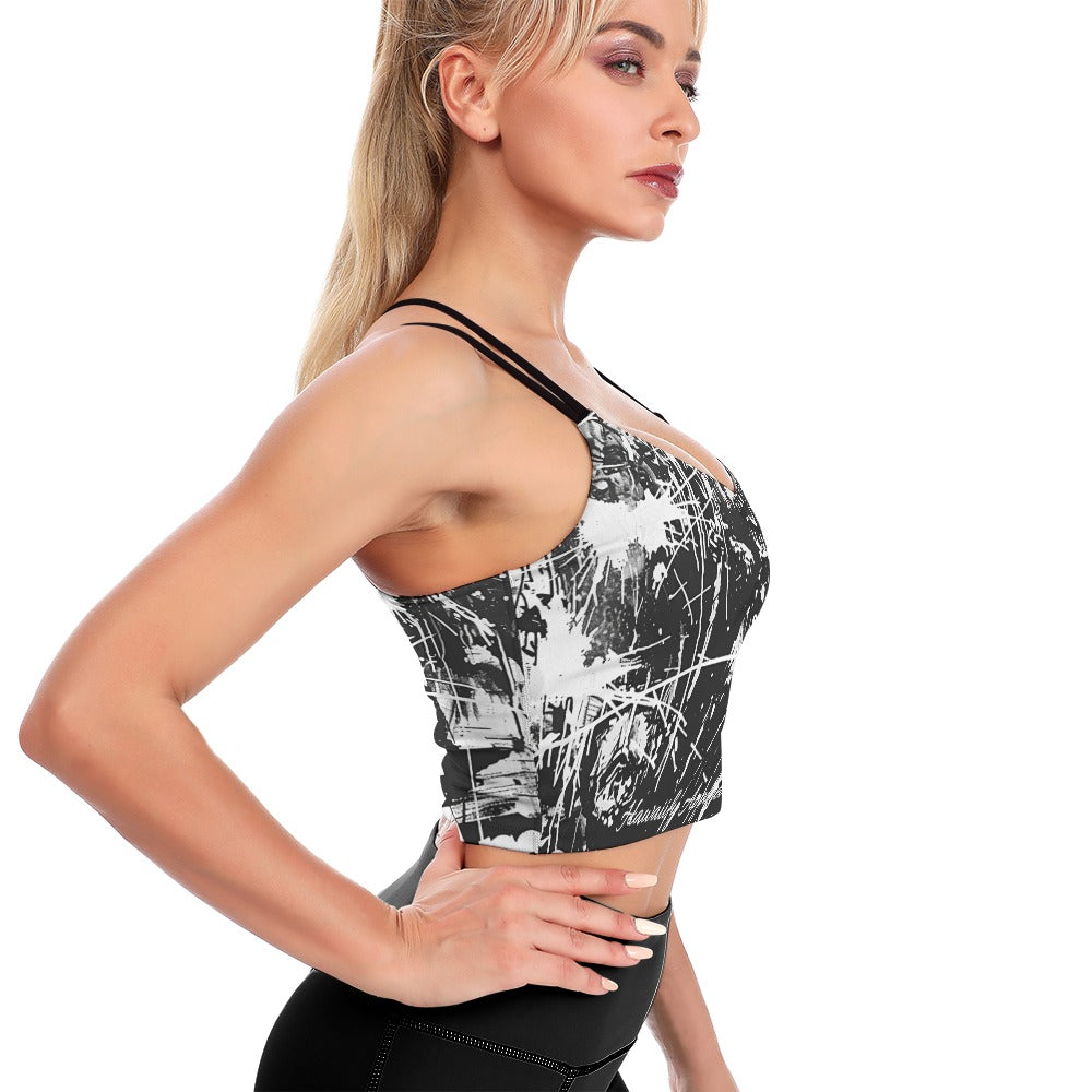 Valhalla - I AM COMING Cropped Yoga Top for Women