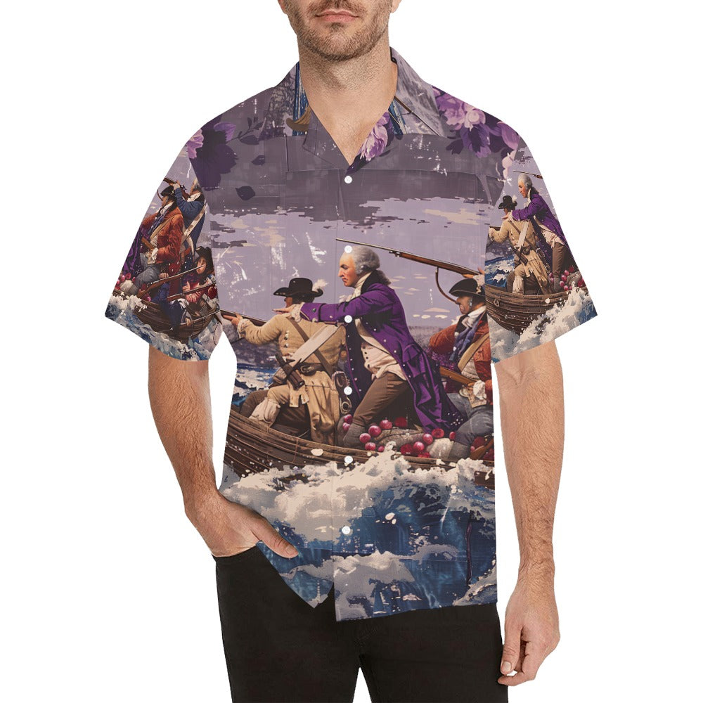 George Washington Delaware Crossing Men's Hawaiian