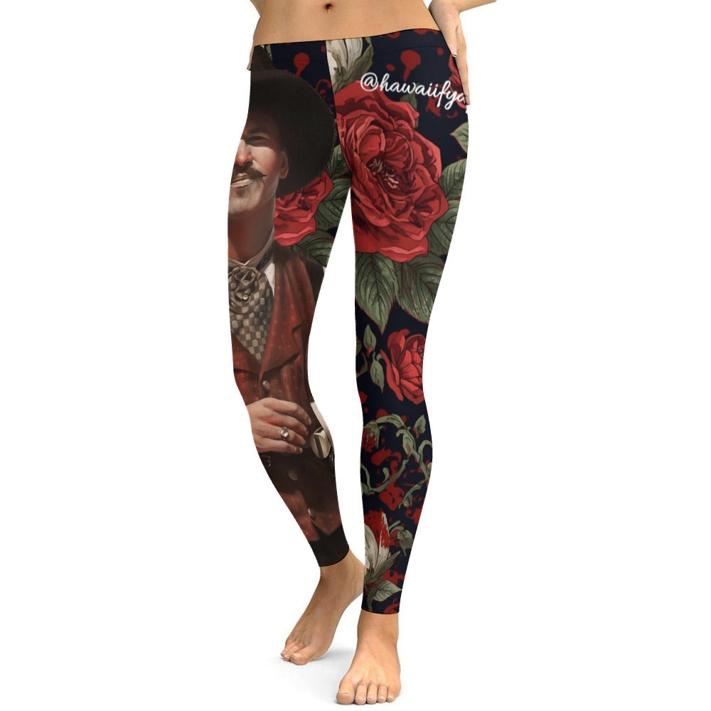 “I’m Your Huckleberry” – Doc Holliday Women’s Yoga Leggings | Hawaiify Apparel Co.