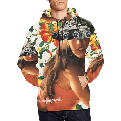 Megan Fox Quad Nods Unisex Hoodie