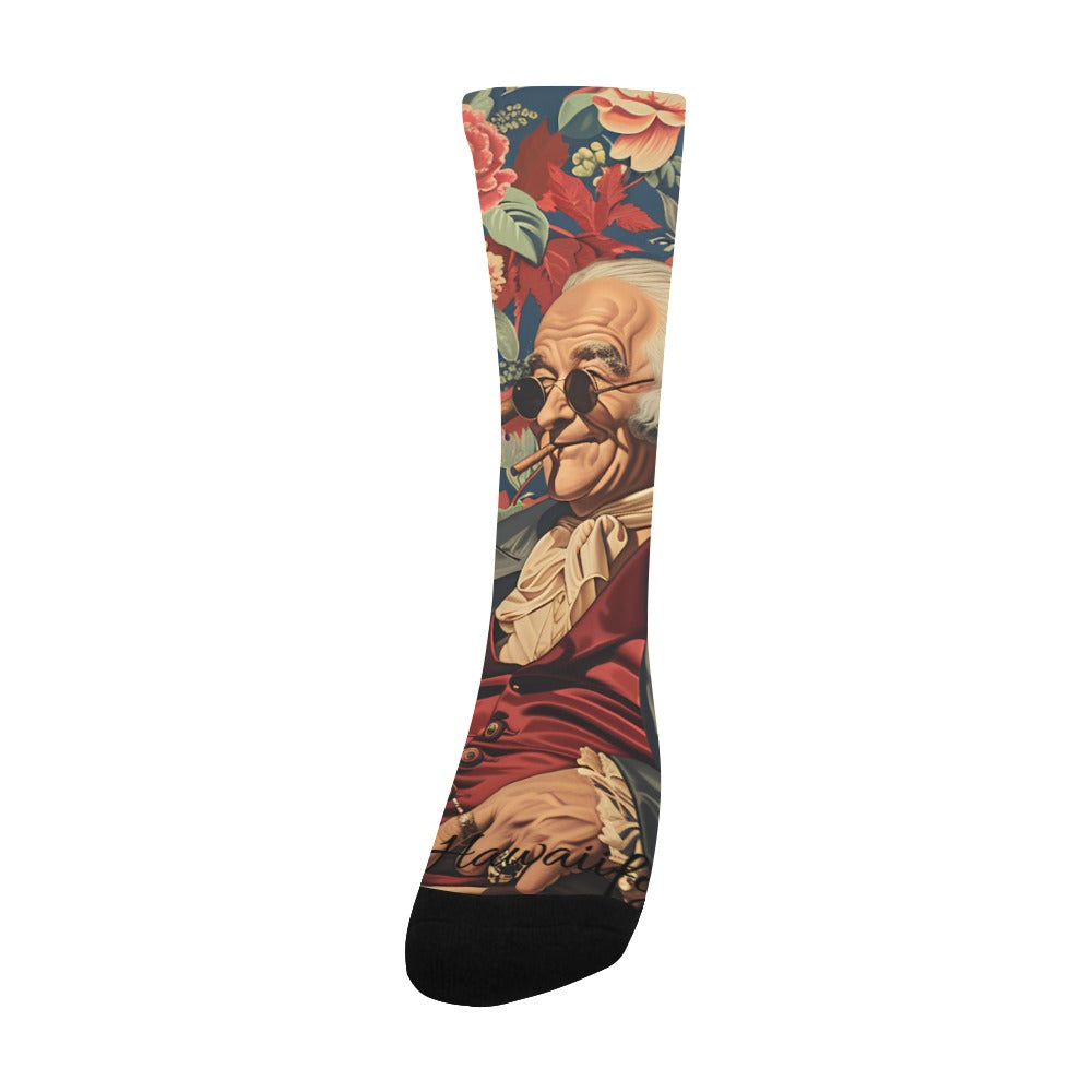 Benjamin Franklin Freedom Cigar Unisex Socks