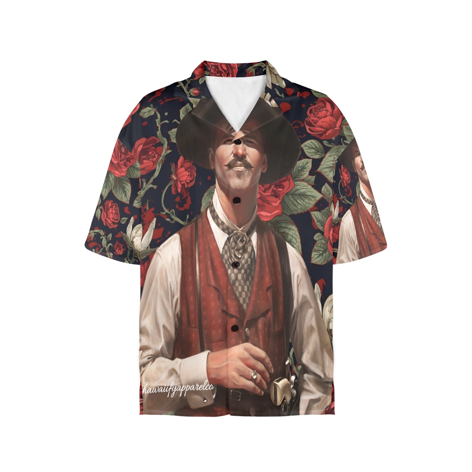 “I’m Your Huckleberry” – Doc Holliday Tombstone Women’s Hawaiian Shirt | Hawaiify Apparel Co.