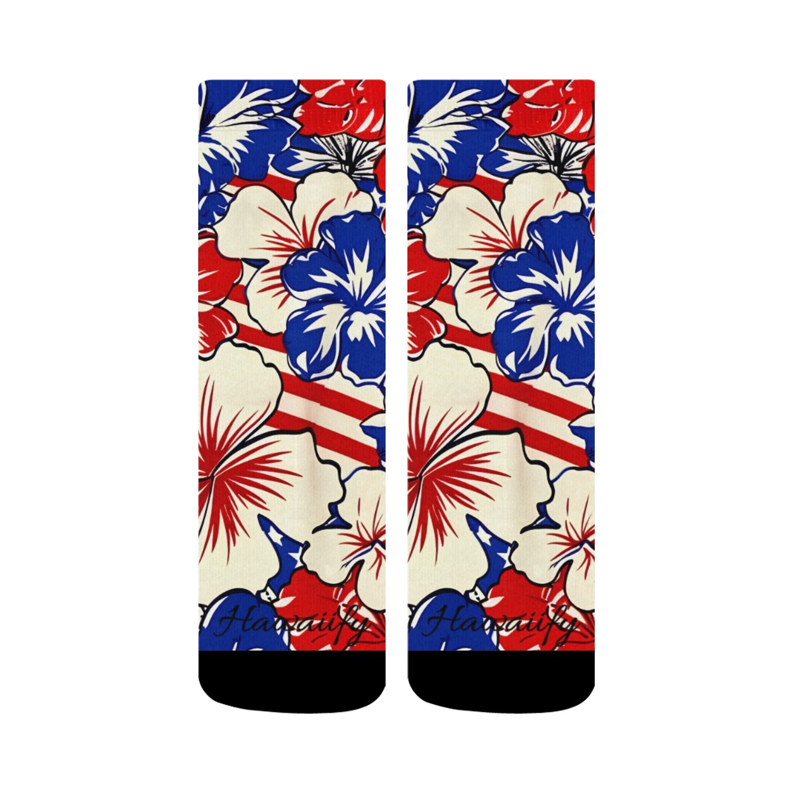 Classic Sublimated Crew Socks - July 4th, Parade Socks