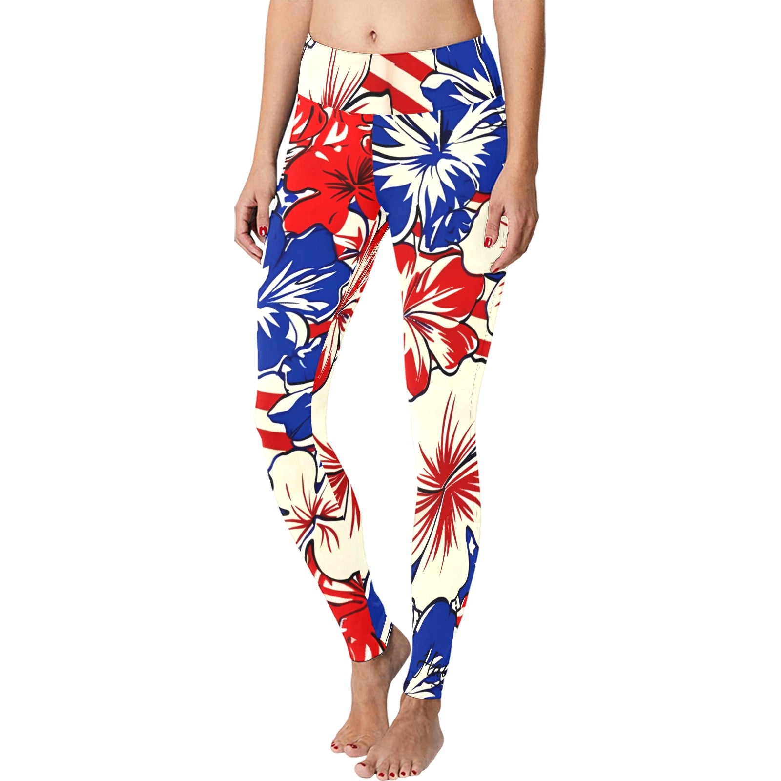 Women's Workout Leggings July 4th Parade Edition