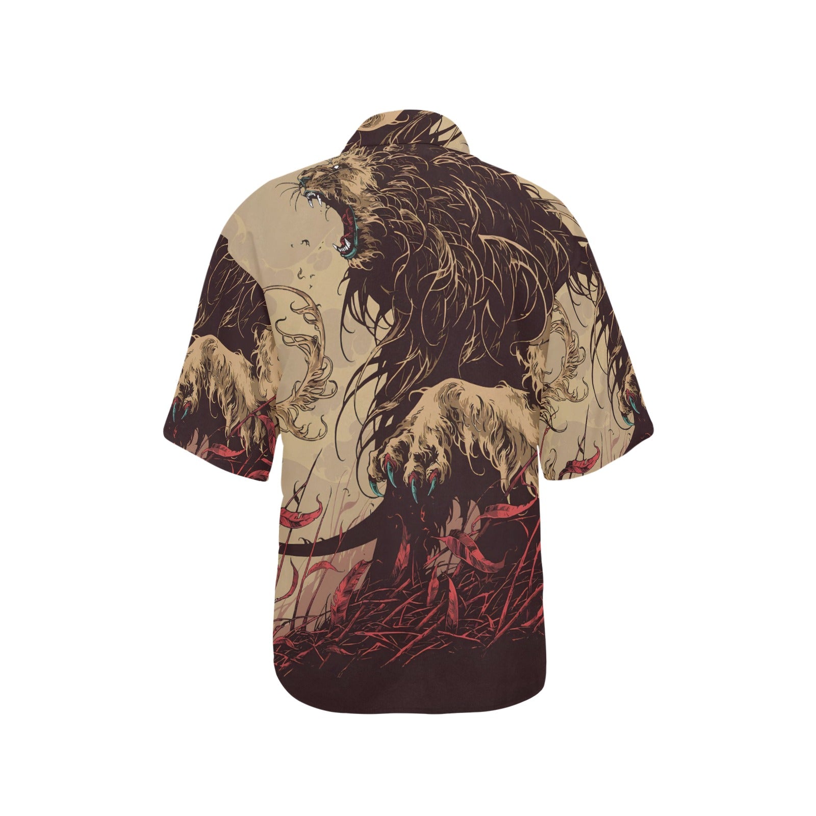 Lion's Mane Women's Hawaiian Shirt Exclusive By Hawaiify