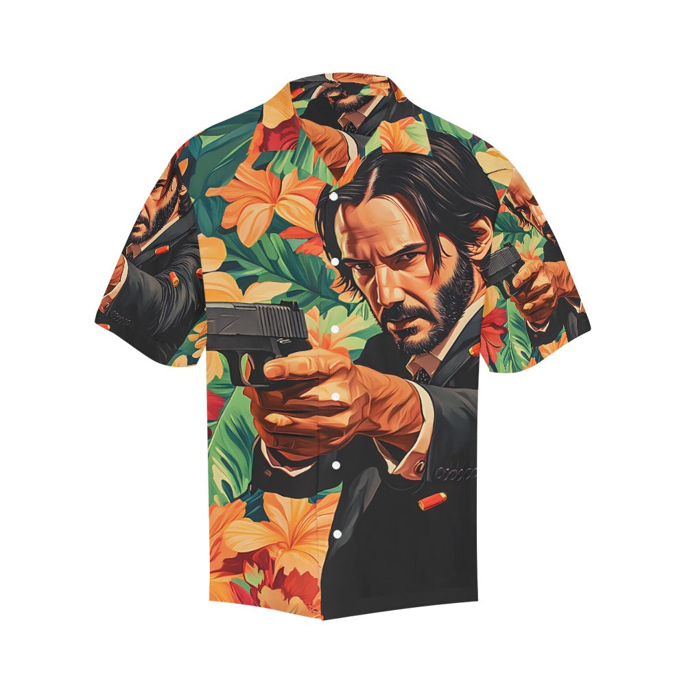 John Wick Men's Hawaiian Floral