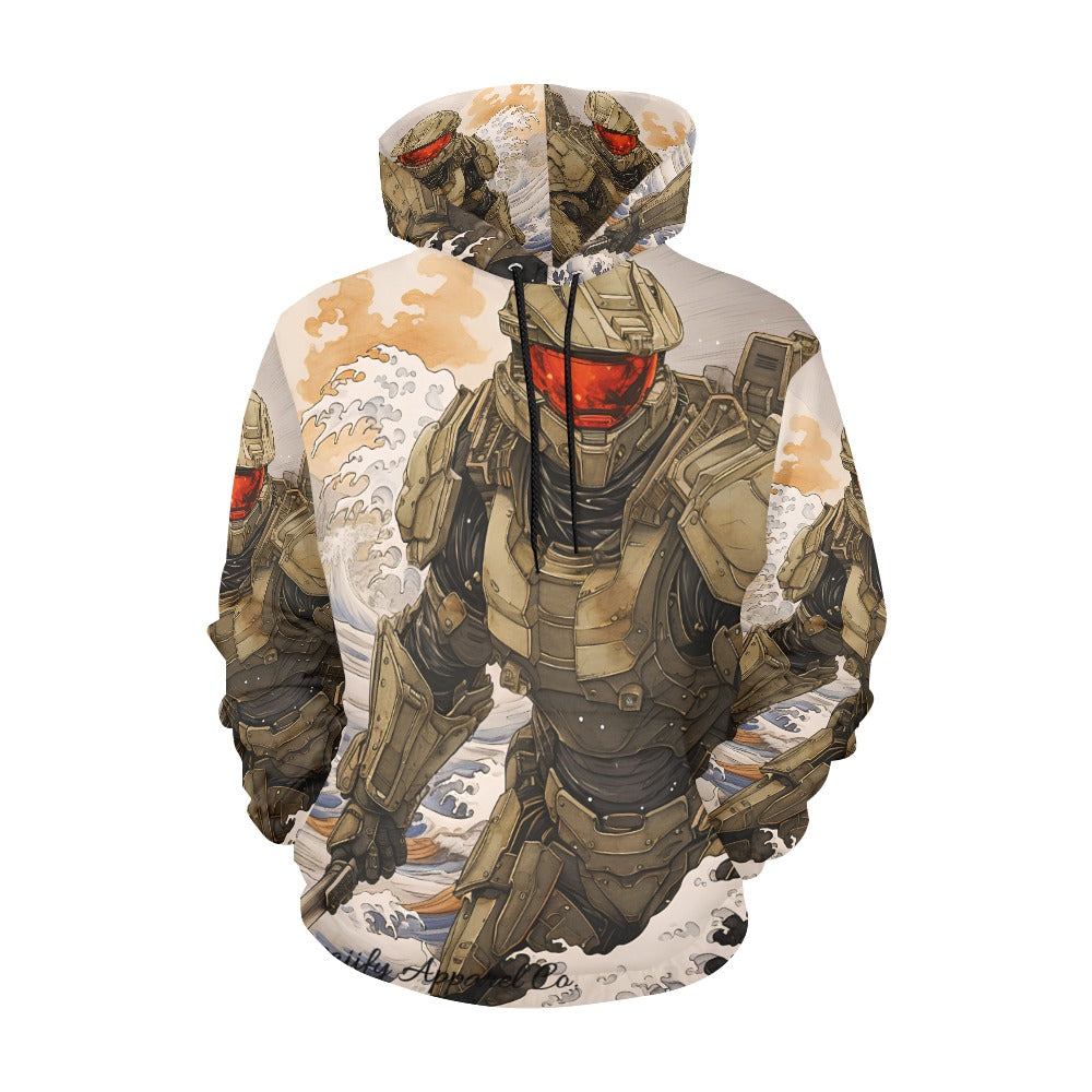 Master Chief Kona Wave Men's All Over Print Hoodie