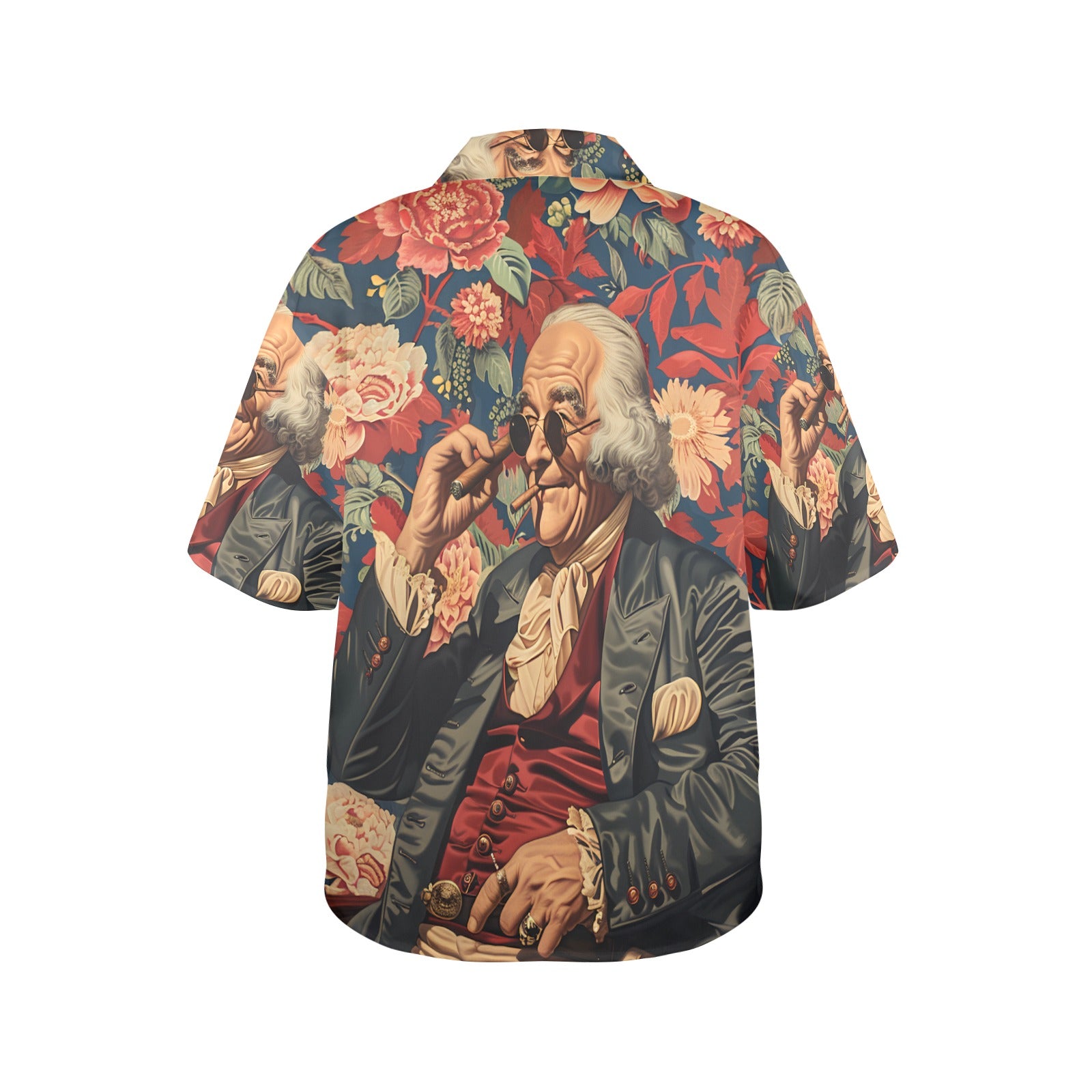 Ben Franklin Freedom Cigar Women's Hawaiian Shirt