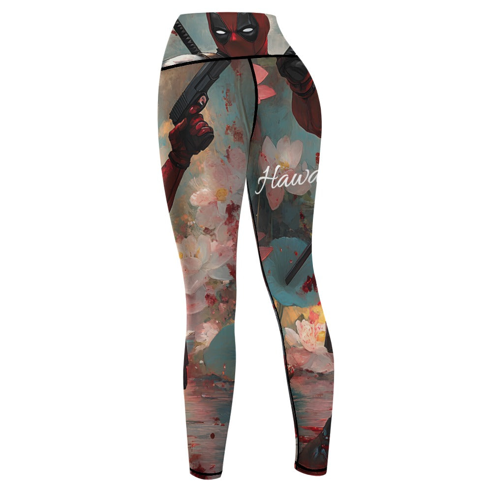 Women's Deadpool Dead Lotus Comfort Sports Yoga Pants