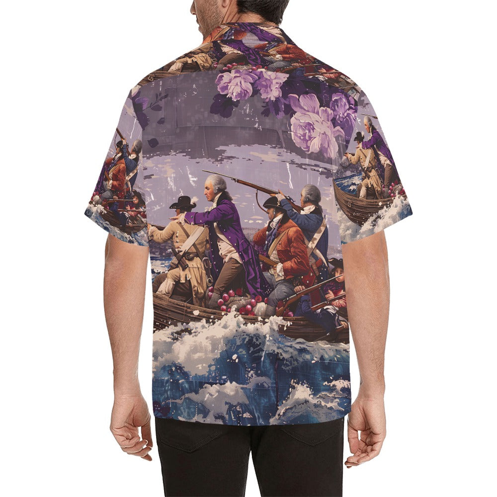 George Washington Delaware Crossing Men's Hawaiian