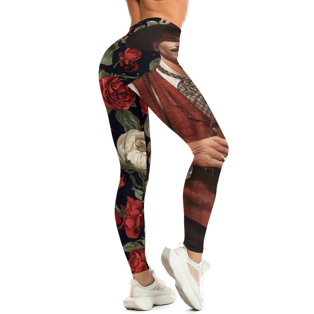 “I’m Your Huckleberry” – Doc Holliday Women’s Yoga Leggings | Hawaiify Apparel Co.