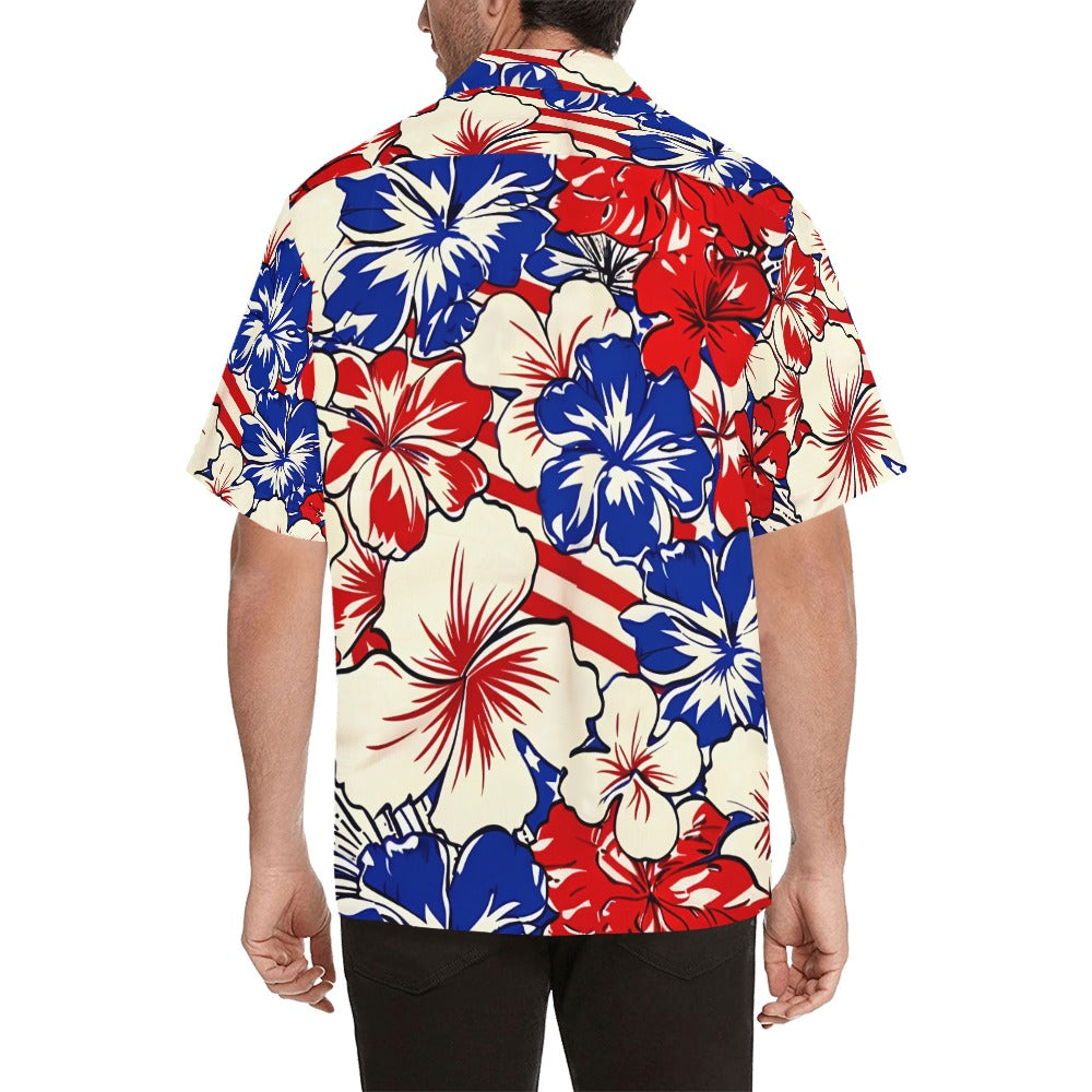 Men's Hawaiian Shirt - July 4th Parade