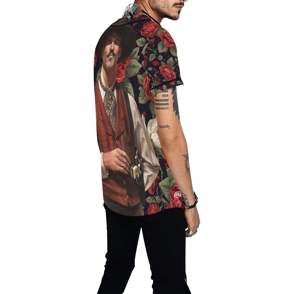 “I’m Your Huckleberry” – Doc Holliday Tombstone Men’s Baseball Jersey | Hawaiify Apparel Co.