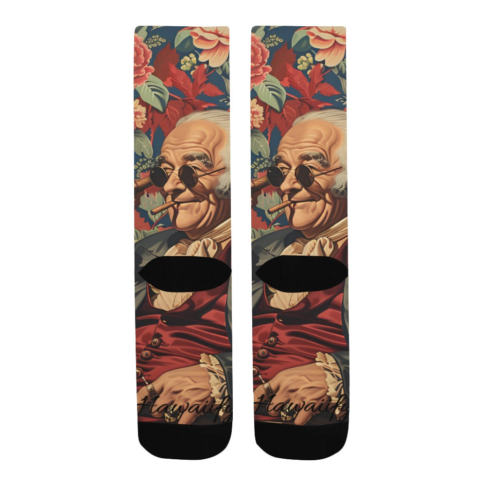 Benjamin Franklin Freedom Cigar Unisex Socks