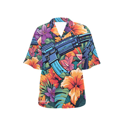 Women's Military M4 Tribute Hawaiian Shirt