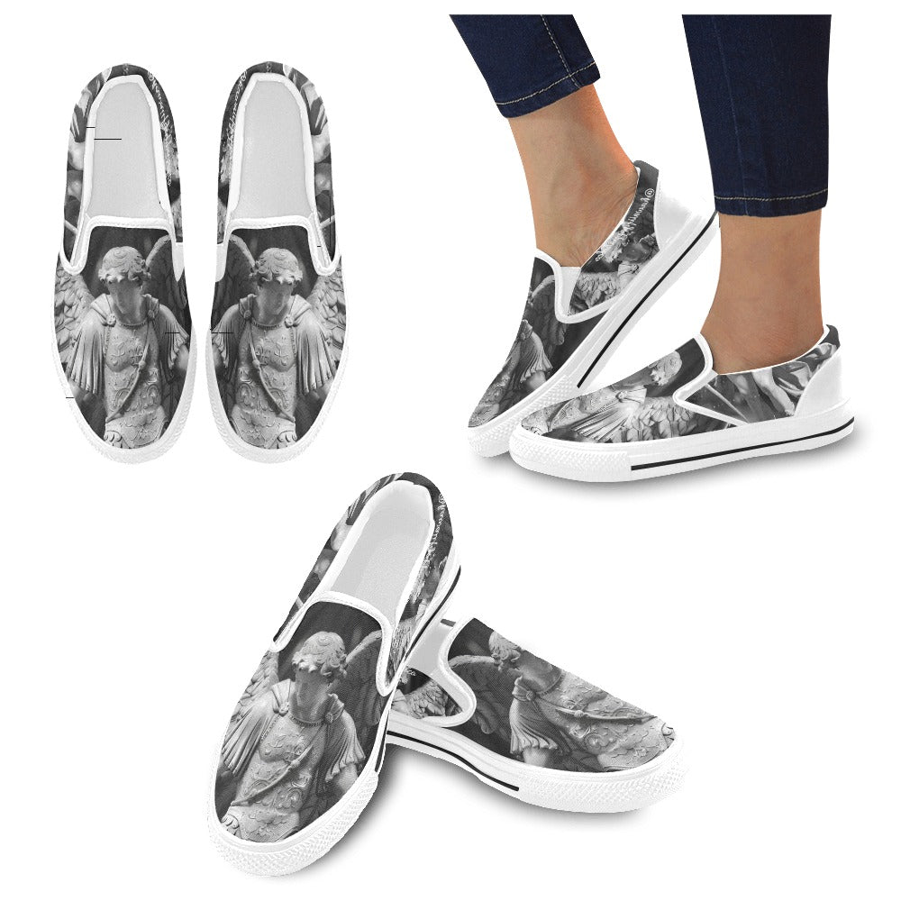 Archangel Michael Slip-on Canvas Women's Shoes