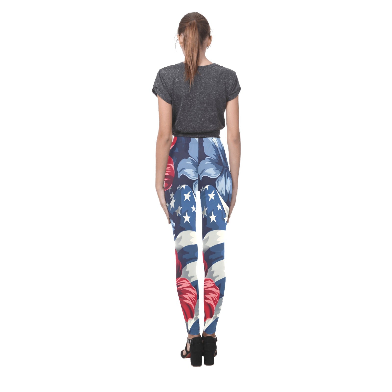 July 4th Parade Women's Leggings - Blue Edition