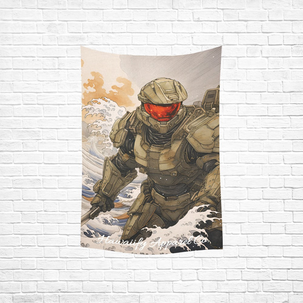 Master Chief x Big Kona Wave Wall Tapestry 40"x 60"