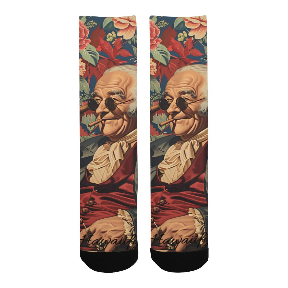 Benjamin Franklin Freedom Cigar Unisex Socks