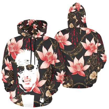 Godfather Bloodspatter Unisex All Over Print Hoodie