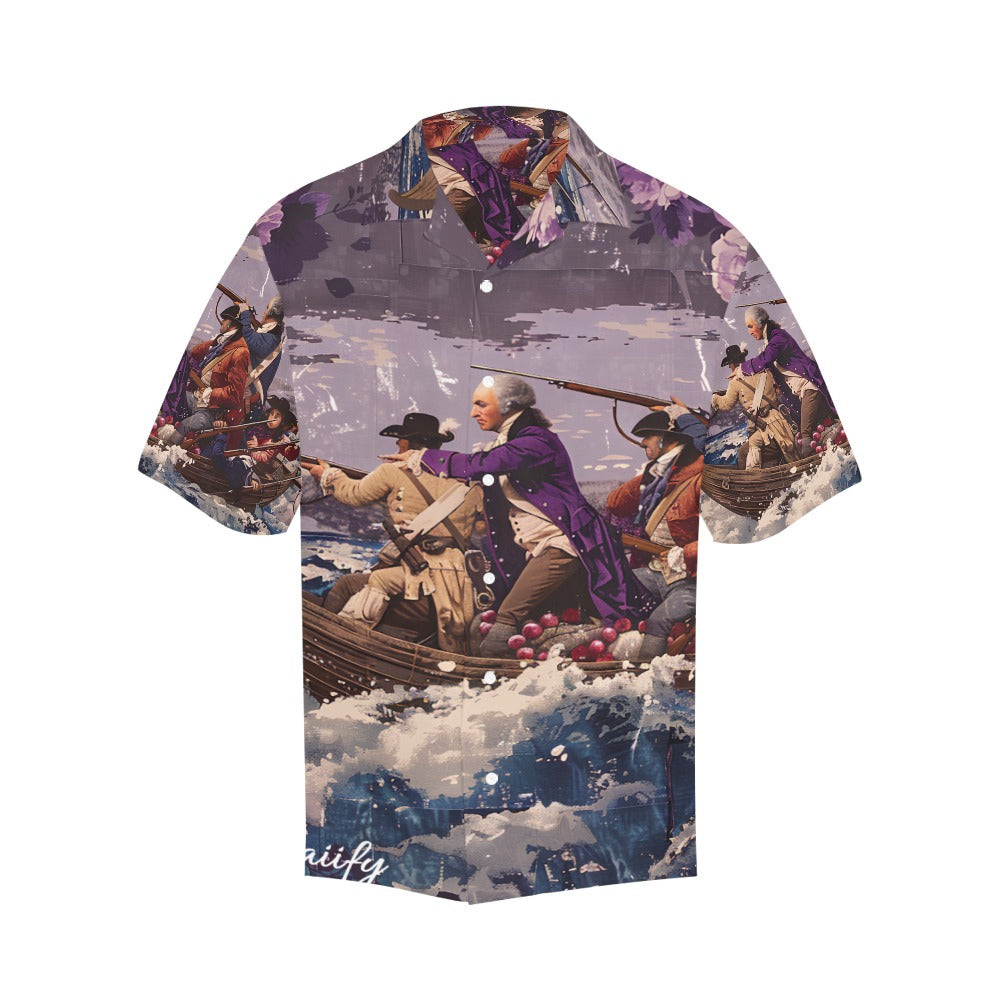 George Washington Delaware Crossing Men's Hawaiian