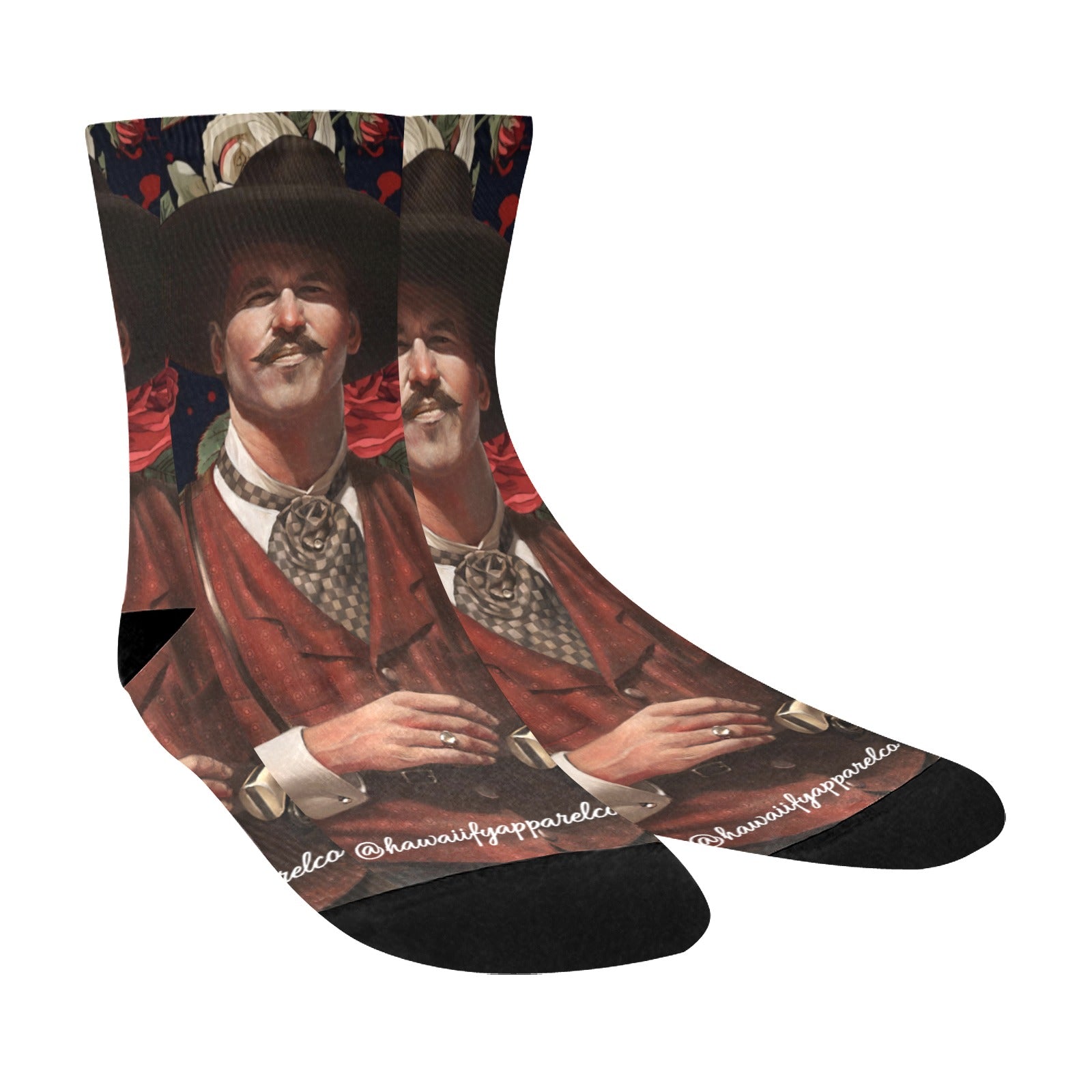 “I’m Your Huckleberry” – Doc Holliday Tombstone Crew Socks | Hawaiify Apparel Co.