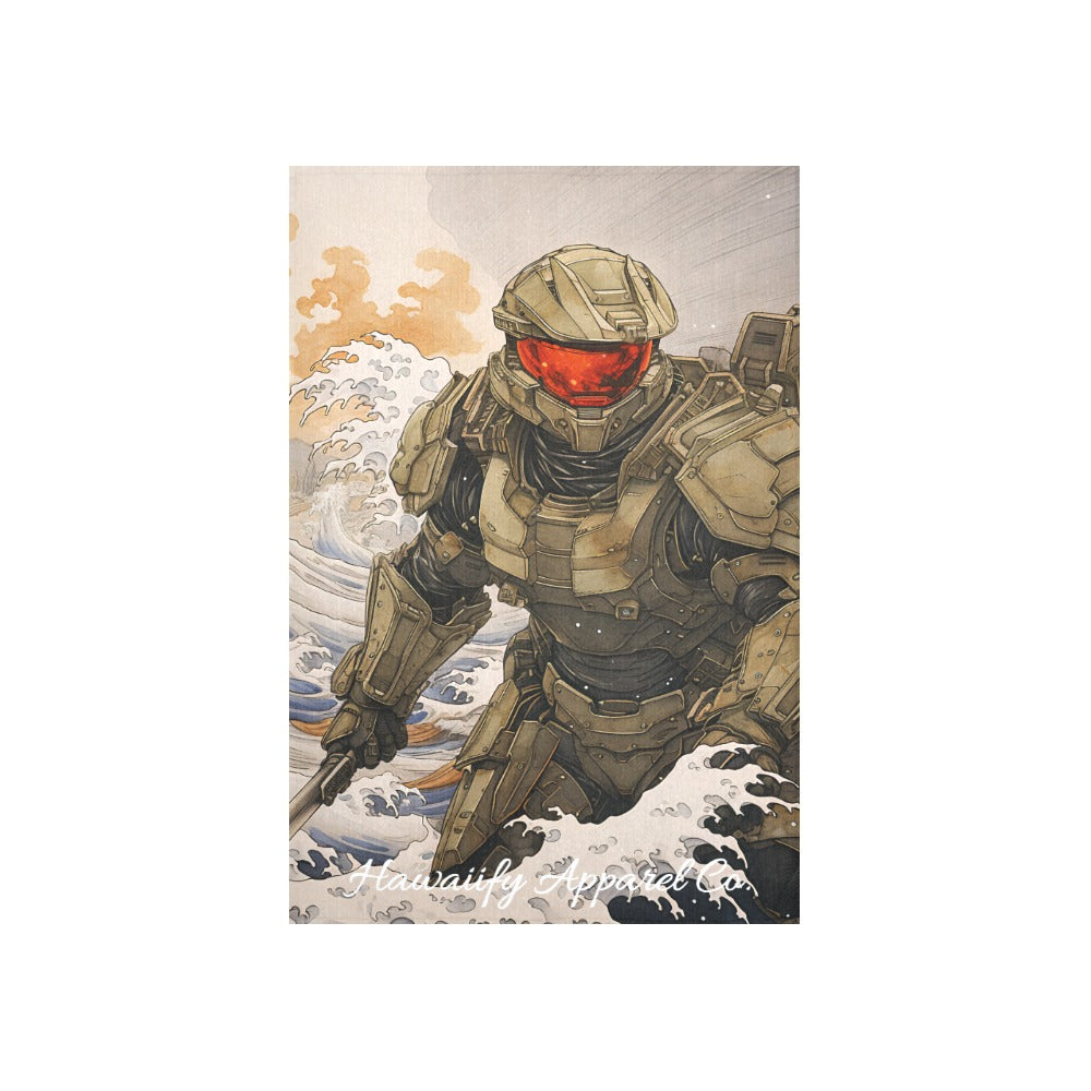 Master Chief x Big Kona Wave Wall Tapestry 40"x 60"