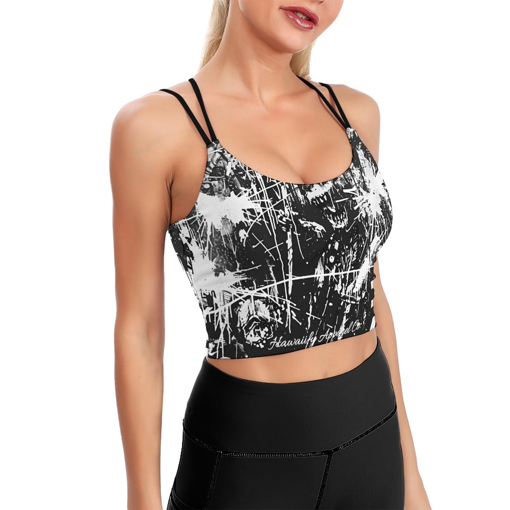 Valhalla - I AM COMING Cropped Yoga Top for Women