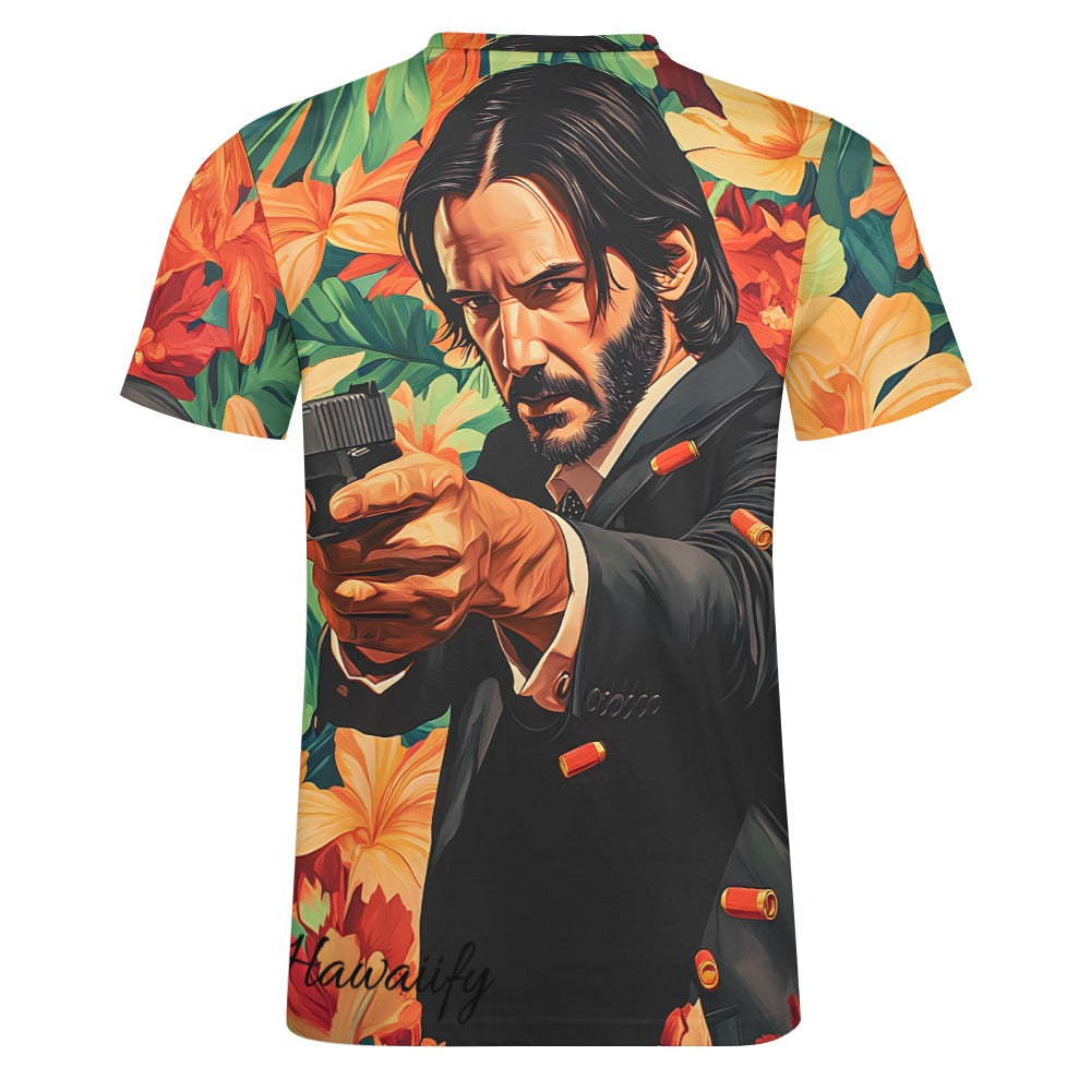 John Wick Floral Unisex T-Shirt