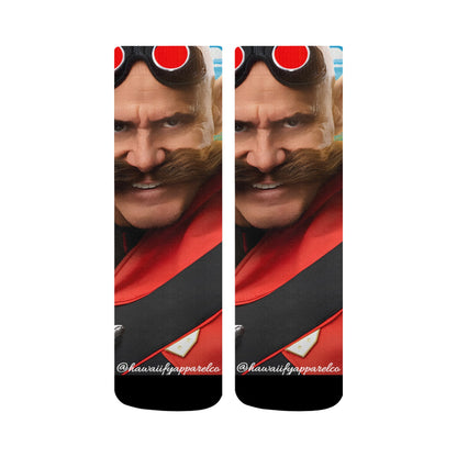 Sonic 3 Dr. Robotnik Classic Sublimated Crew Socks