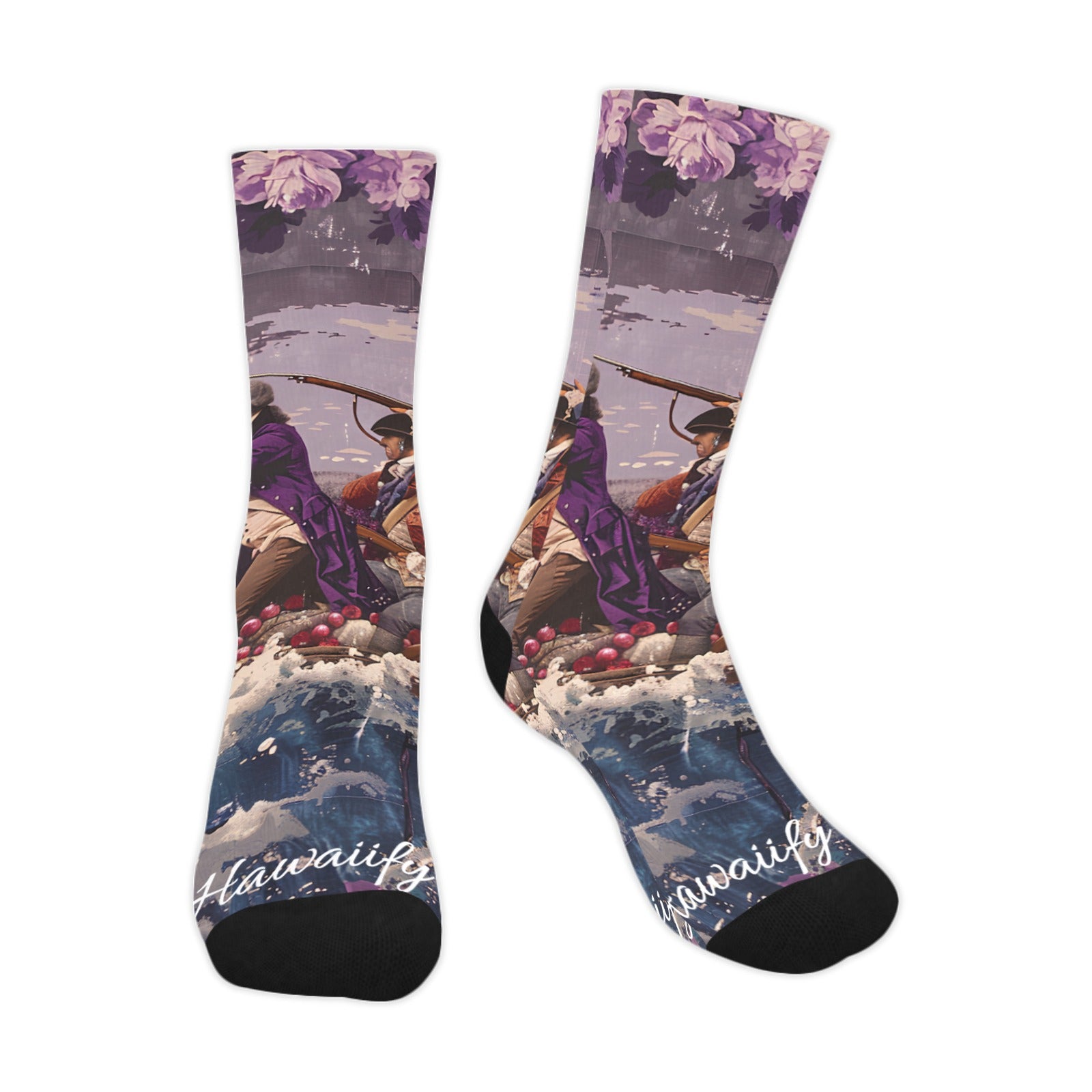 George Washington Delaware Crossing Socks (Made In USA)