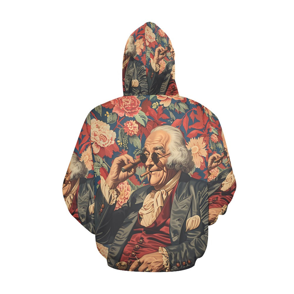 Ben Franklin Freedom Cigar Unisex Hoodie