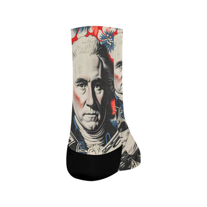 George Washington SLAY Classic Sublimated Crew Socks