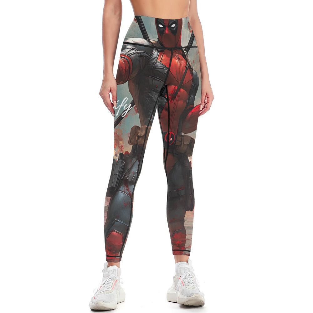 Women's Deadpool Dead Lotus Comfort Sports Yoga Pants