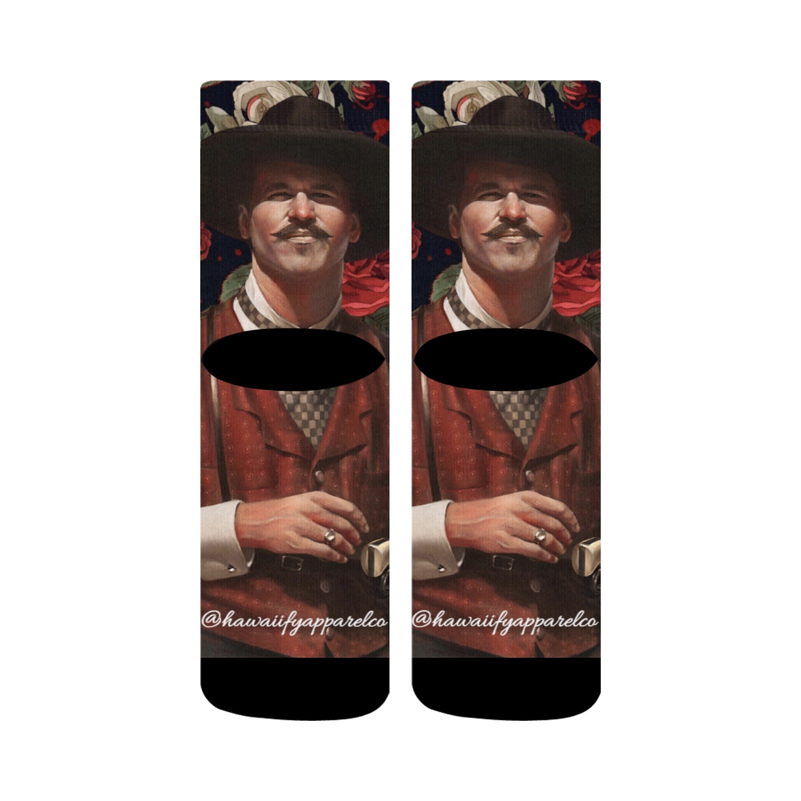 “I’m Your Huckleberry” – Doc Holliday Tombstone Crew Socks | Hawaiify Apparel Co.
