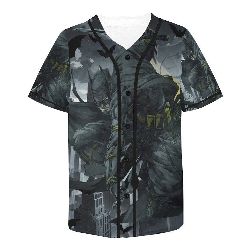 Batman Ninja "Out For Blood" Gotham city Baseball Jersey