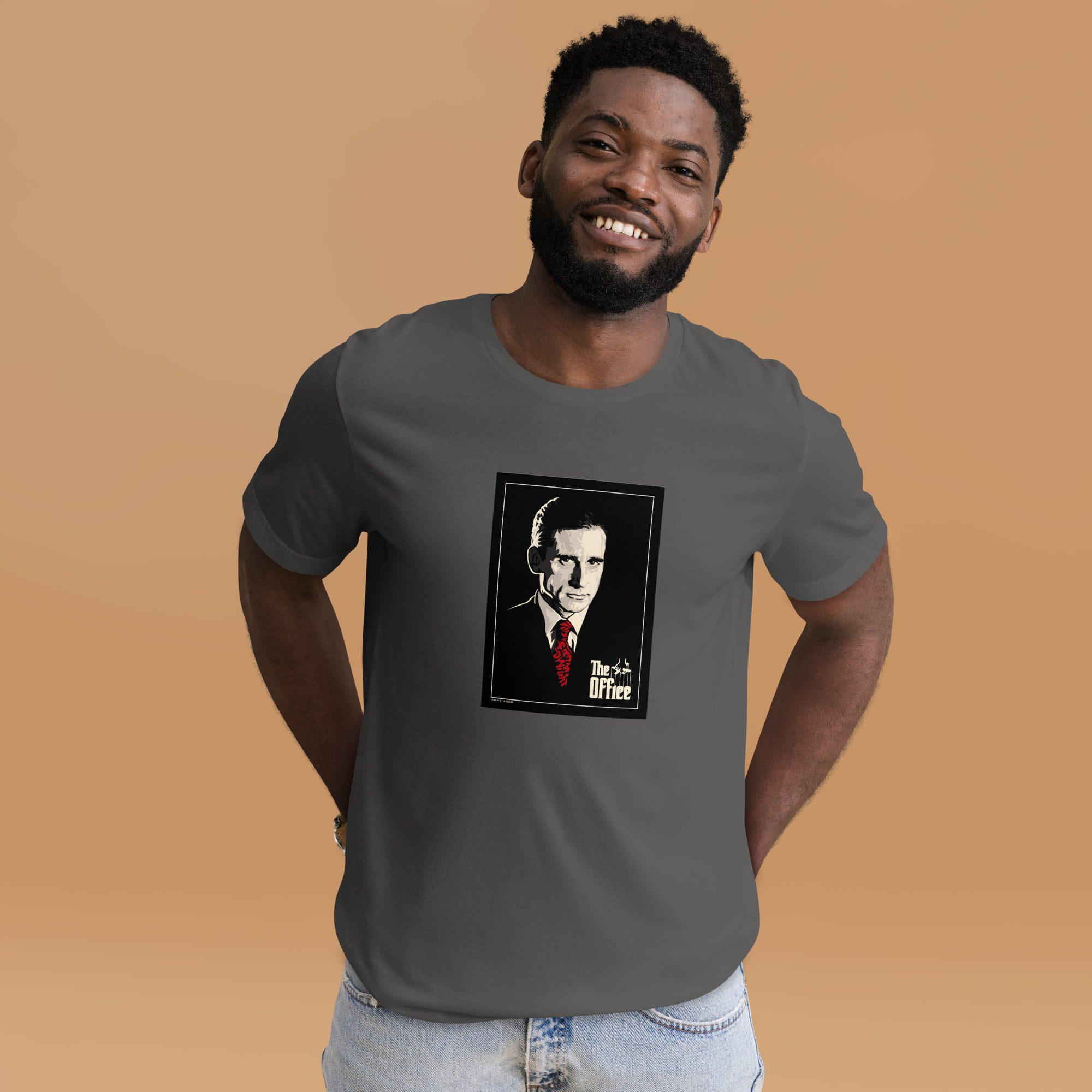 Hawaiify Michael Scott Godfather Remake Athletic Fit T-Shirt