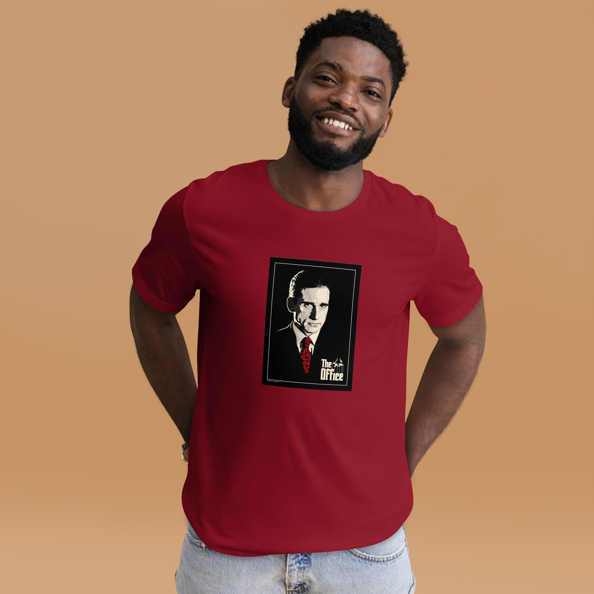 Hawaiify Michael Scott Godfather Remake Athletic Fit T-Shirt