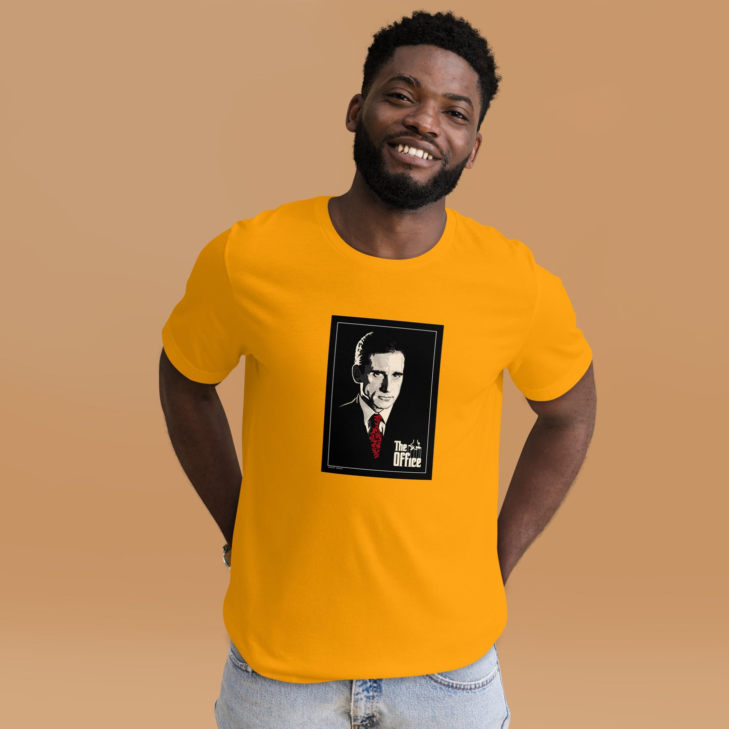 Hawaiify Michael Scott Godfather Remake Athletic Fit T-Shirt