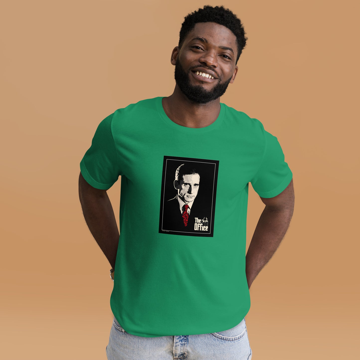 Hawaiify Michael Scott Godfather Remake Athletic Fit T-Shirt