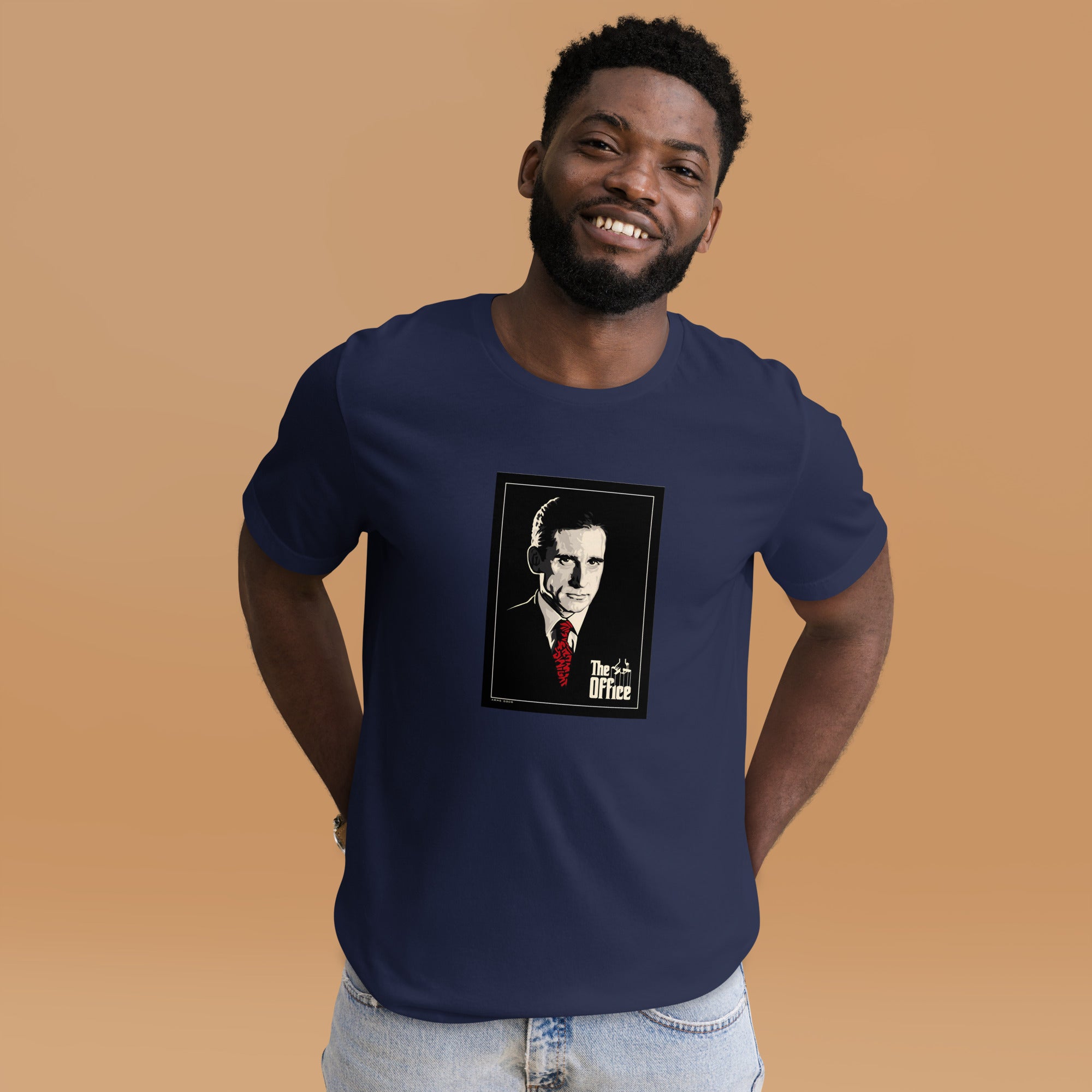 Hawaiify Michael Scott Godfather Remake Athletic Fit T-Shirt