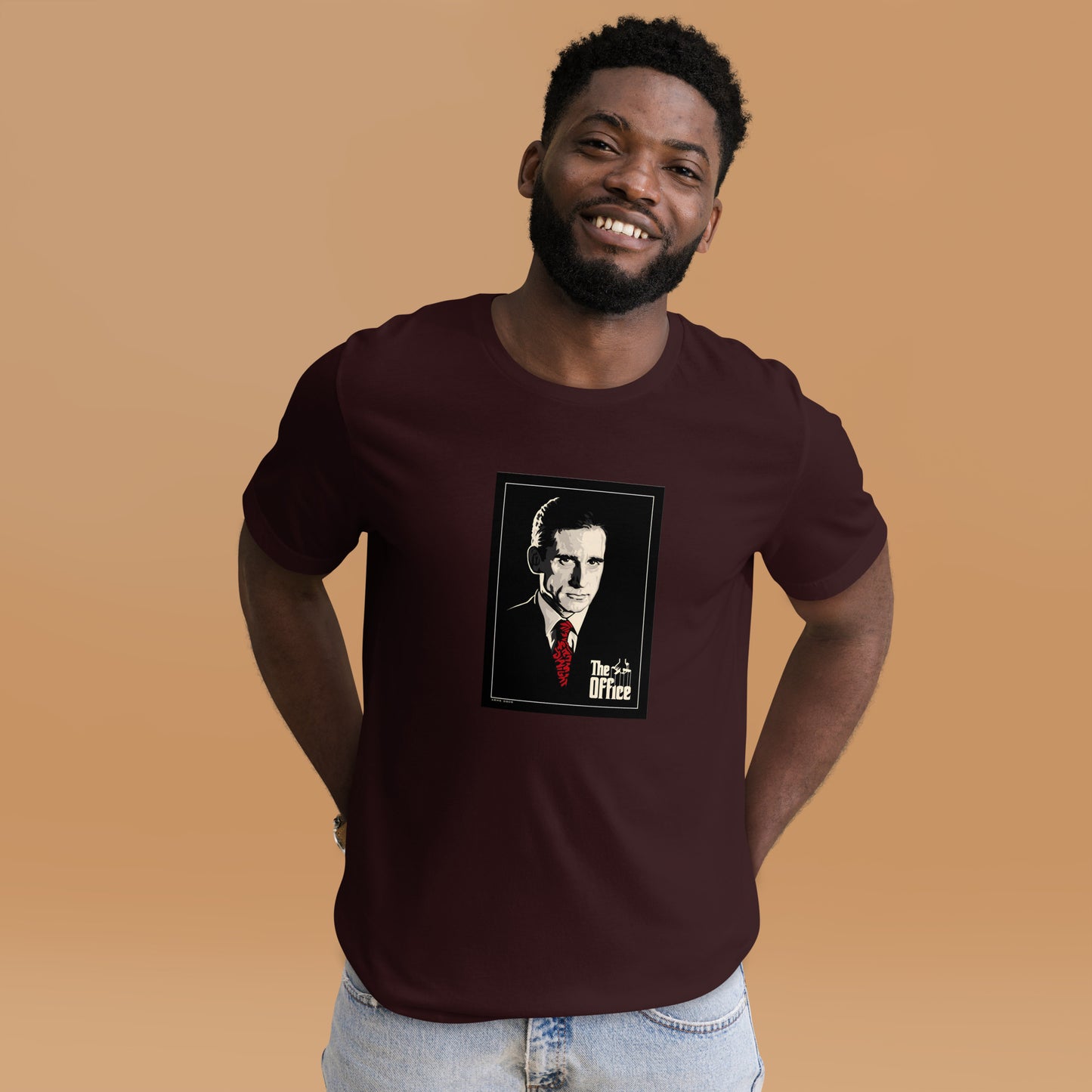 Hawaiify Michael Scott Godfather Remake Athletic Fit T-Shirt