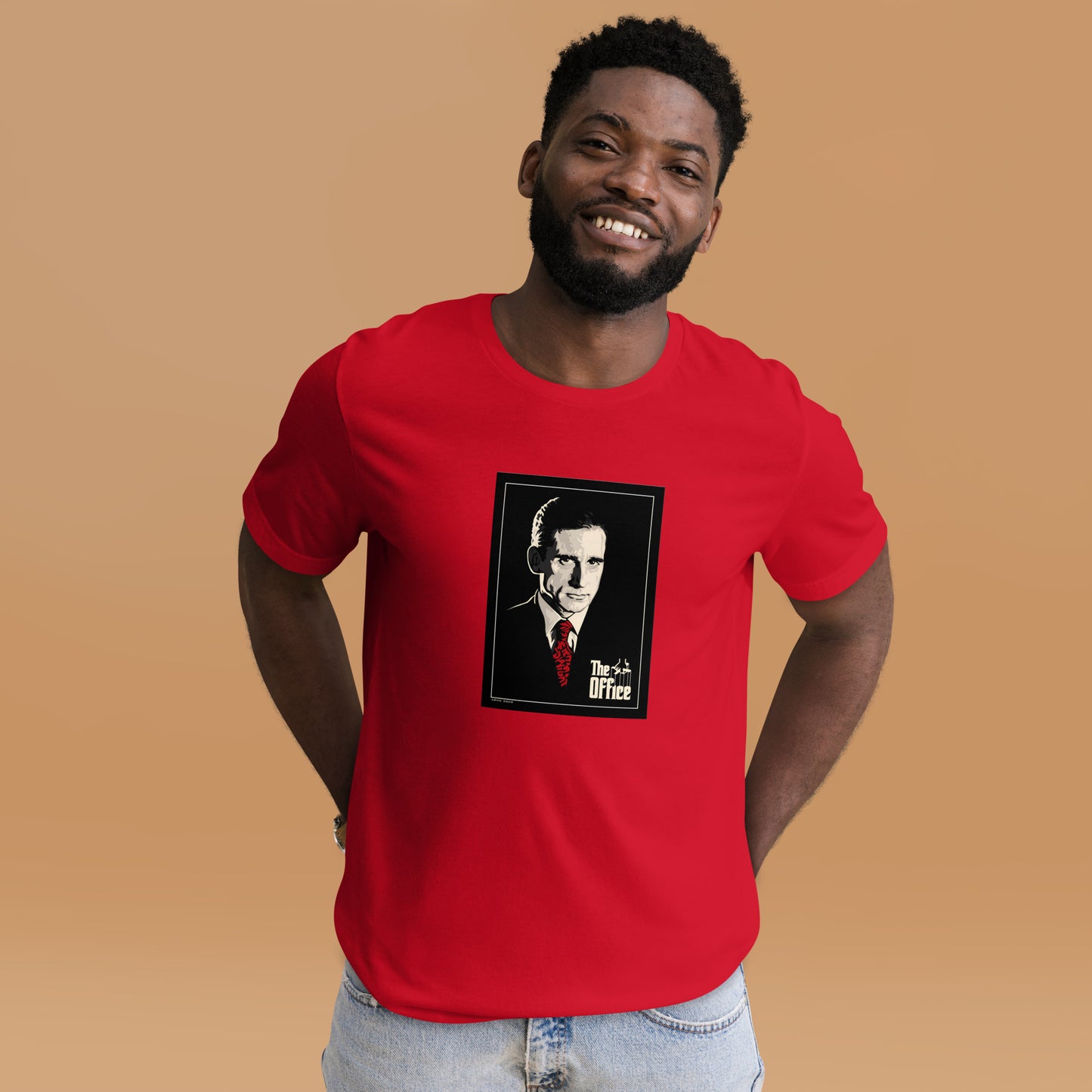 Hawaiify Michael Scott Godfather Remake Athletic Fit T-Shirt