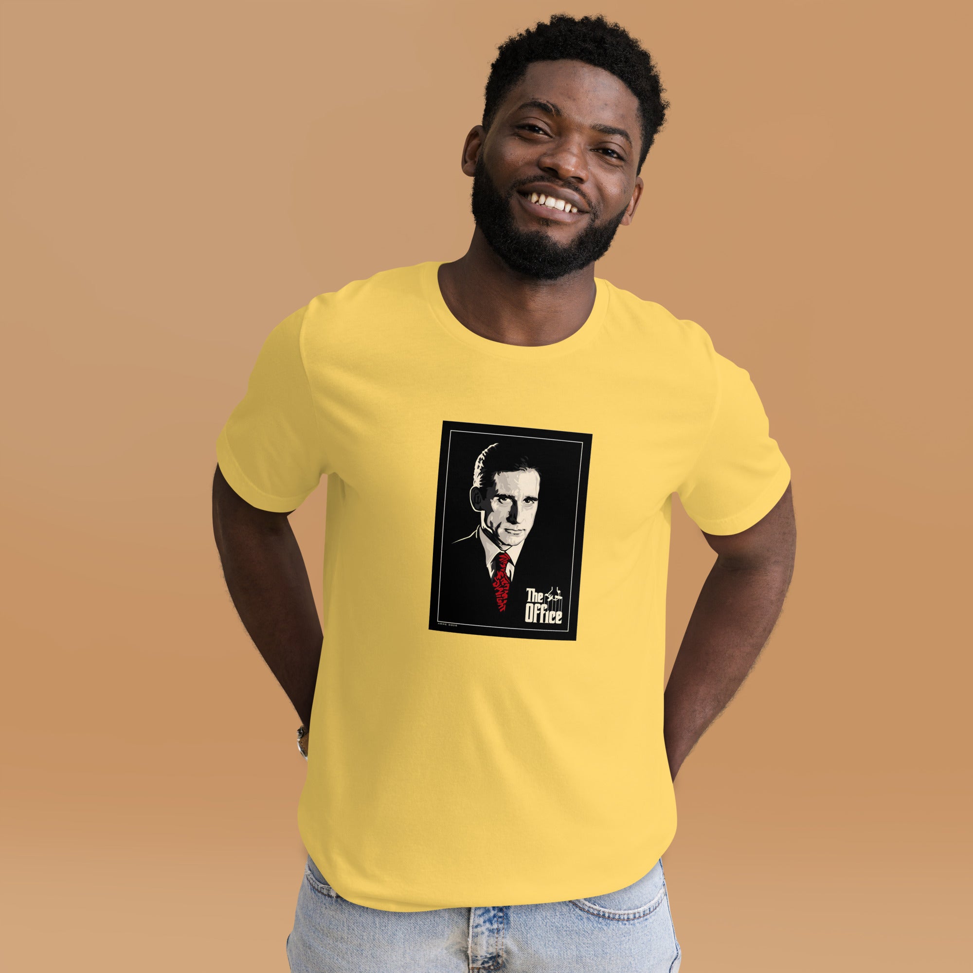 Hawaiify Michael Scott Godfather Remake Athletic Fit T-Shirt