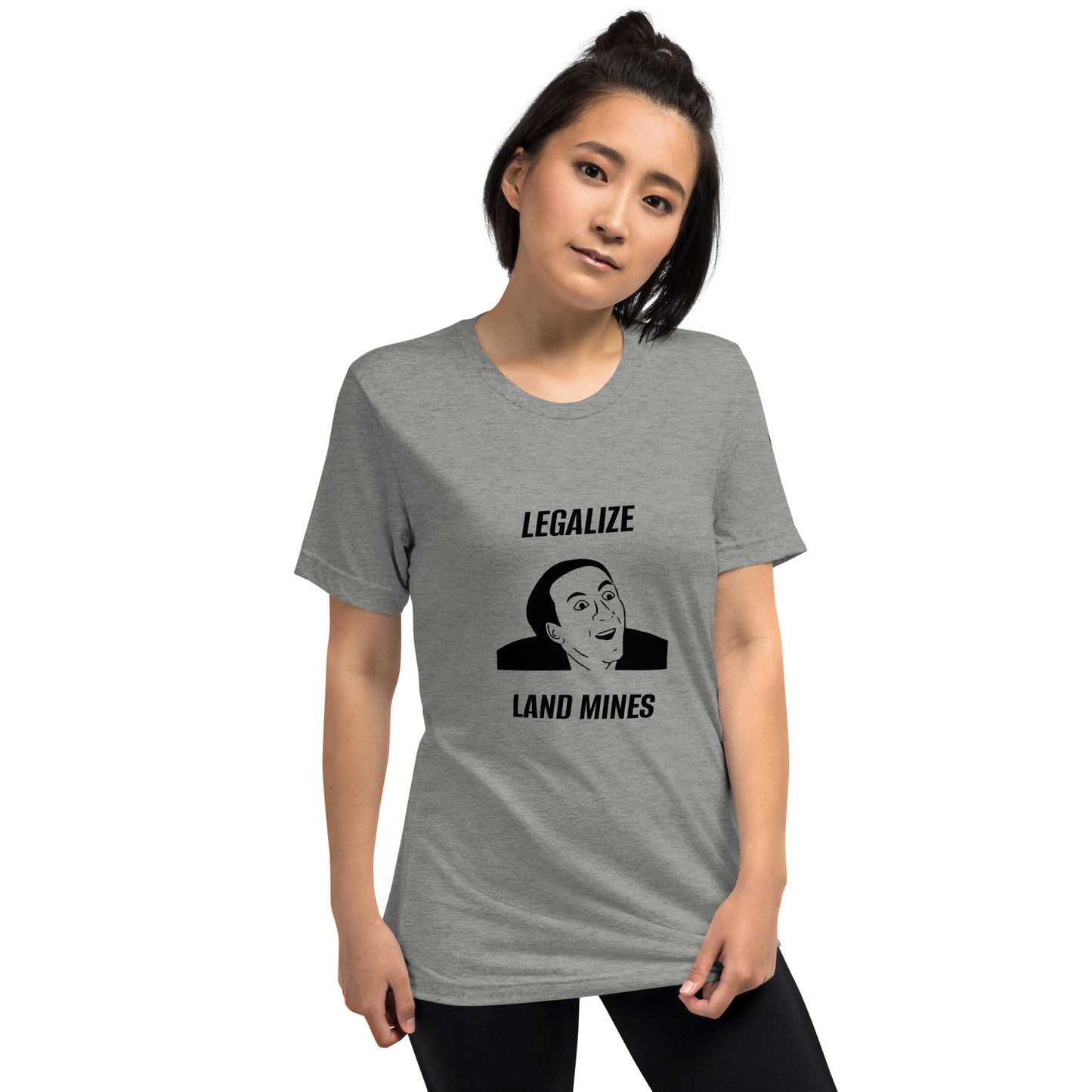 Legalize Landmines Athletic Fit T-Shirt