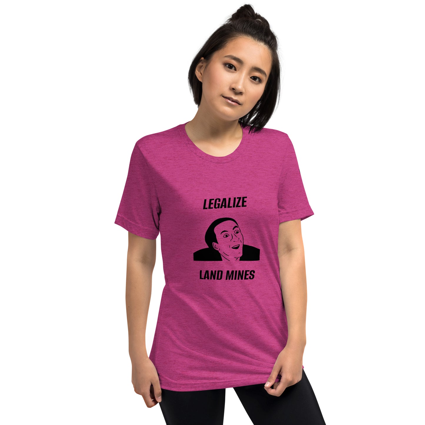 Legalize Landmines Athletic Fit T-Shirt